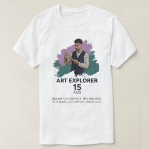 Art Explorer Artistic Canvas Poster - Unleash Your T-Shirt