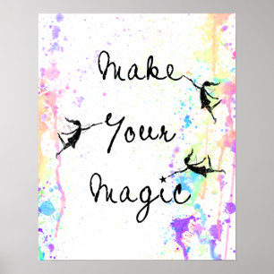 Art Fairies: Make Your Magic Watercolor Poster