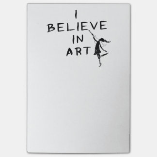 Art Fairy: I Believe In Art Post-it Notes