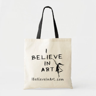 Art Fairy: I Believe In Art Promotional Tote Bag