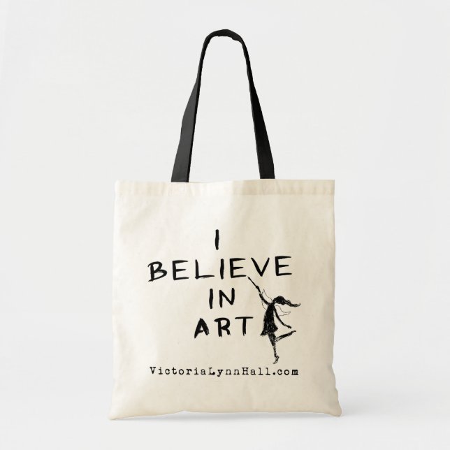 Art Fairy: I Believe In Art Promotional Value Tote Bag (Front)