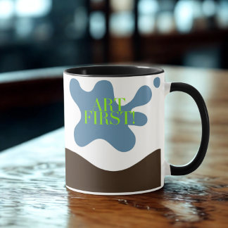 Art First! Bold Colour Splash Mug