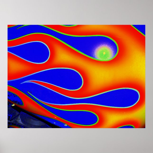 Art Flames Poster (Front)