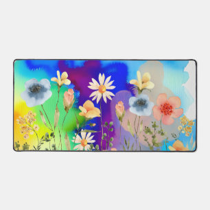 Art Fleur sauvage aquarelle Floral coloré