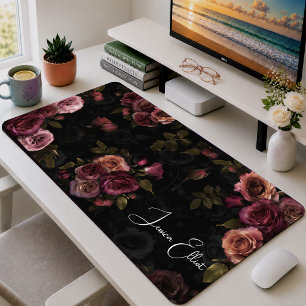 Art floral dramatique rose Bourgogne