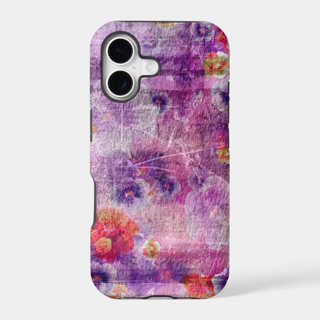 Art floral grunge background pattern 2 (Back)