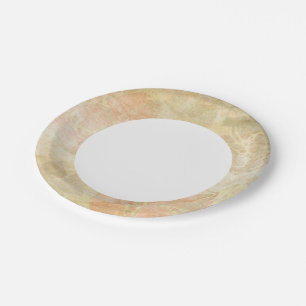 art floral grunge background pattern paper plate