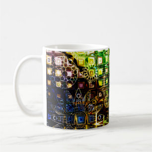 art floral ornament grunge backgroundgraphic,grung coffee mug