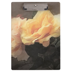 art floral vintage background in pastel colours clipboard