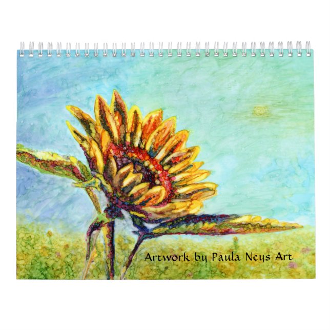 Art Flowers Landscapes Angels 2023 Calendar (Back)