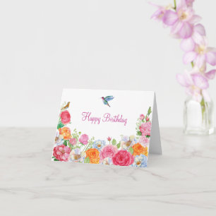 Art Flowers Roses birthday Card