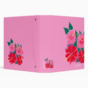 Art Folder: Hibiscus Pink 1.5inch Binder