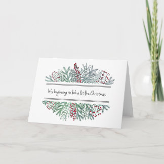 Art for charity Christmas Card