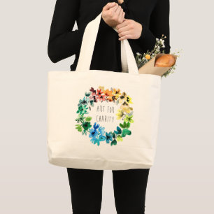 art for charity tote bag