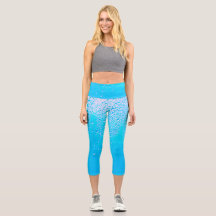 Art for Oceans Aqua Capri Leggings