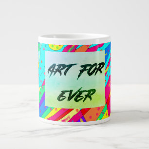 ART FOREVER CELBRATING ARTIST AND PAINTERS LARGE COFFEE MUG