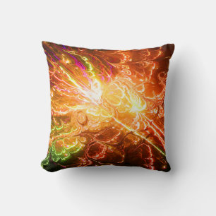 Art fractal B Coussin