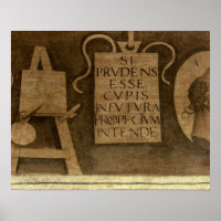 Art, from 'The Liberal Arts' cycle (fresco)