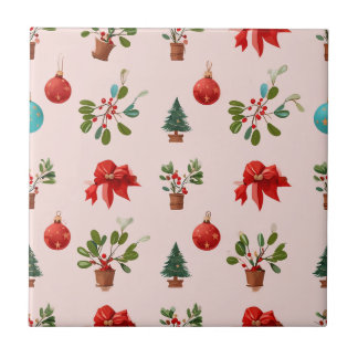 Art full of Christmas atmosphere Tile