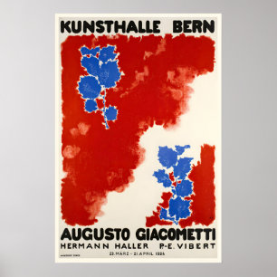 Art Gallery Bern Exhibition Giovanni Giacometti924 Poster