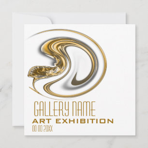 Art gallery show CUSTOMIZE Invitation