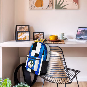 Art Gecko Printed Backpack
