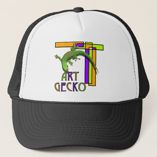 Art Gecko Trucker Hat (Front)