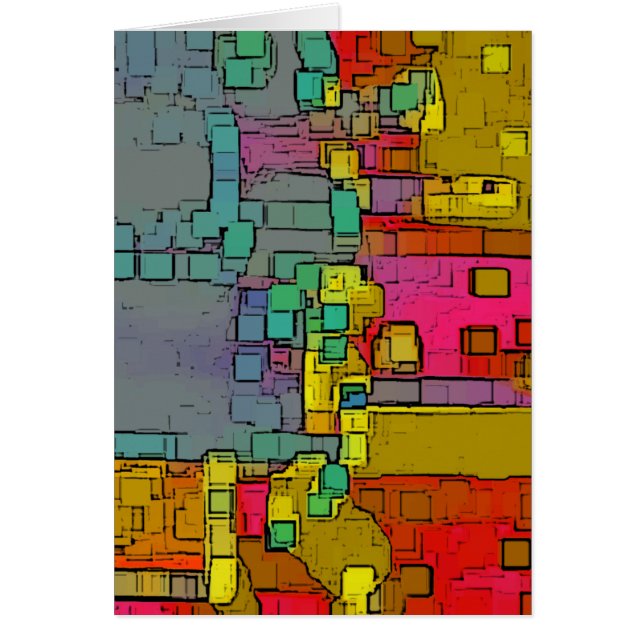 Art géométrique du "métro" (Devant)