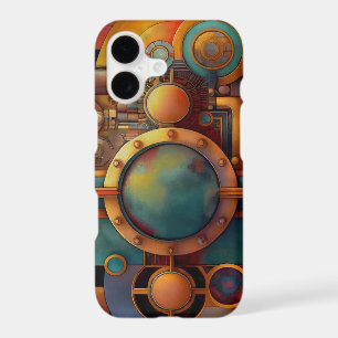 Art géométrique industriel steampunk