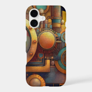 Art géométrique industriel steampunk