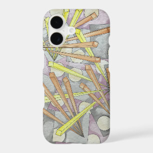 Art géométrique moderne aquarelle Starburst