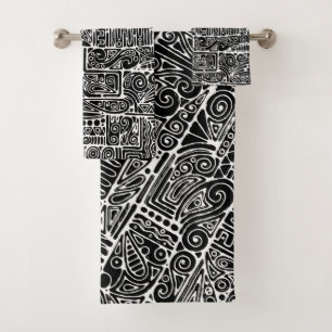 Art Géométrique Noir Et Blanc 2
