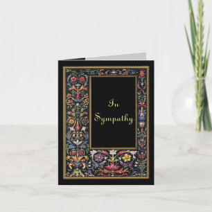 Art gothique Petite carte de sympathie modifiable