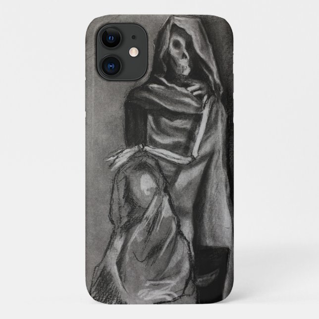 Art gothique Squelette Coque iphone (Dos)