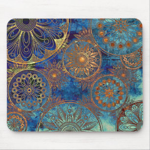 Art grunge pattern mouse pad