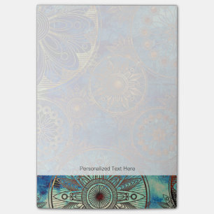 Art grunge pattern post-it notes