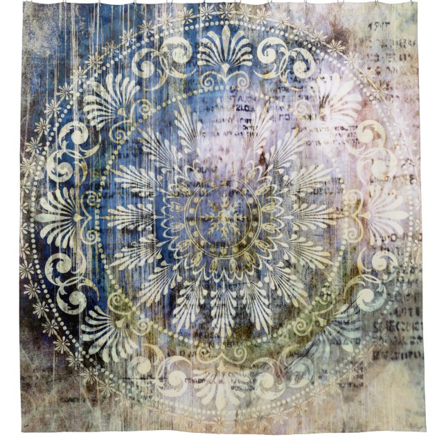 art grunge vintage textured background with tradit (Front)