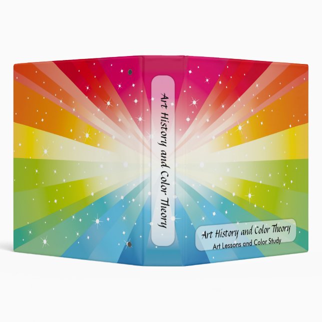 Art History and Colour Theory Binder (Background)