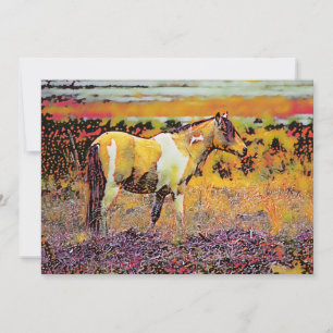 Art Horse Holiday Card