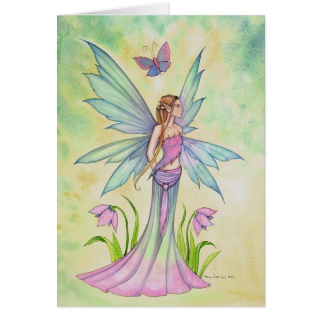 Art Imaginaire Fée Papillon de printemps (Devant)