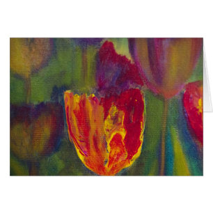 Art impressionniste "de tulipe majestueuse"