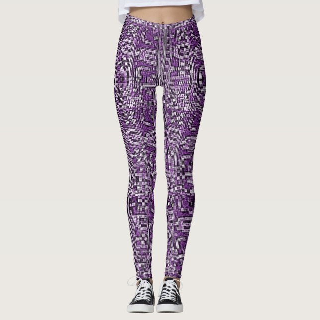 Art in Pewter Leggings (Front)