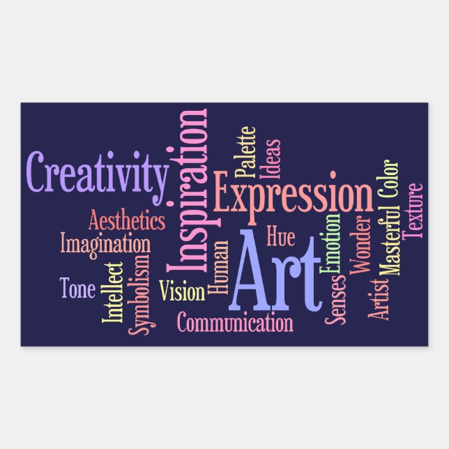 Art Inspiration - Artist, Creative Person Sticker (Front)
