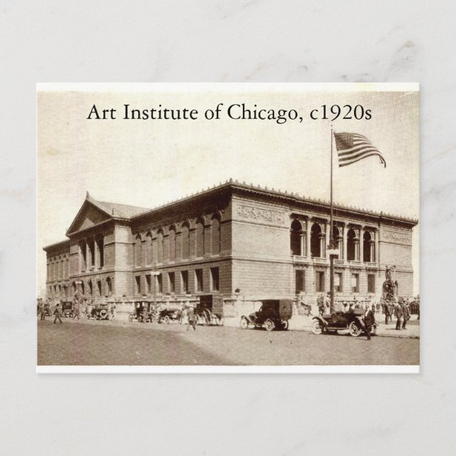Art Institute of Chicago, c1920s Vintage Postcard (Front)