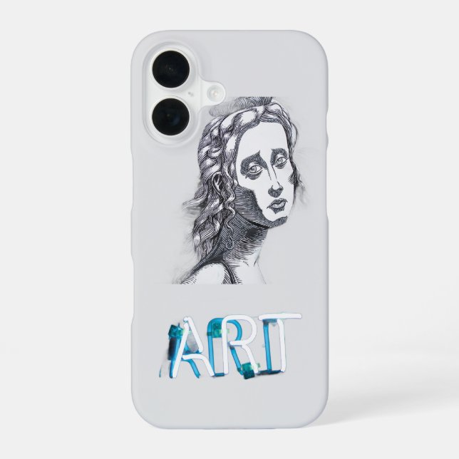 art iPhone 16 case (Back)