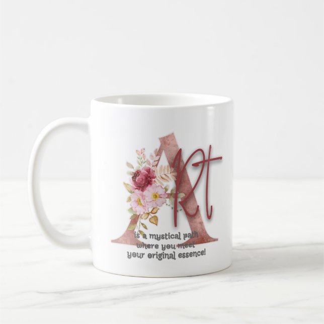 Art is a mystical path coffee mug (Left)