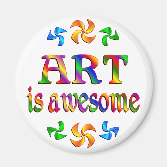 Art is Awesome Magnet (Front)