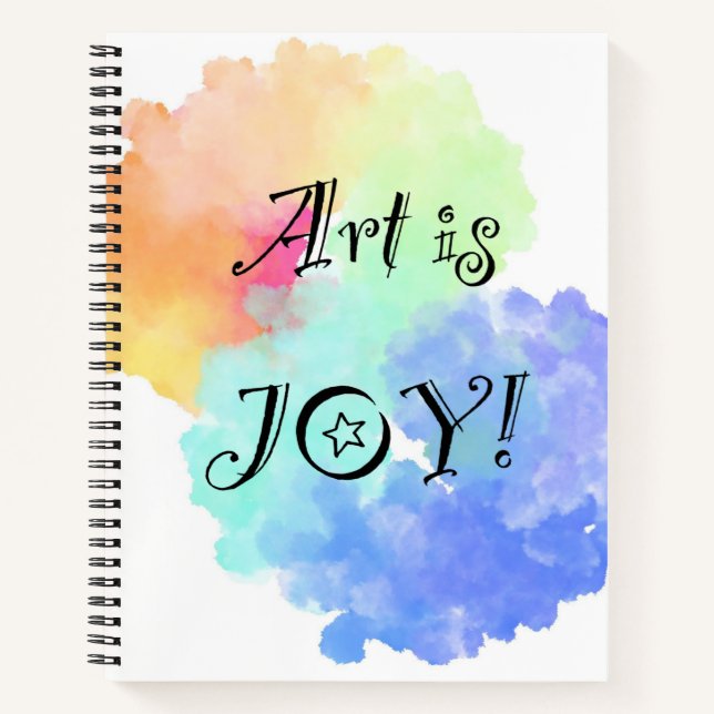 Art is Joy Notebook (Front)
