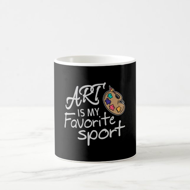 Art Is My Favourite Sport Coffee Mug (Center)