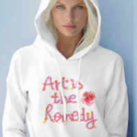 Art is the remedy, whimsical handwriting
